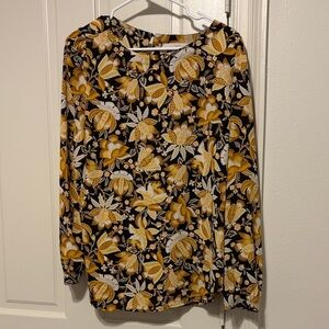 Loft Floral Print Women's Top